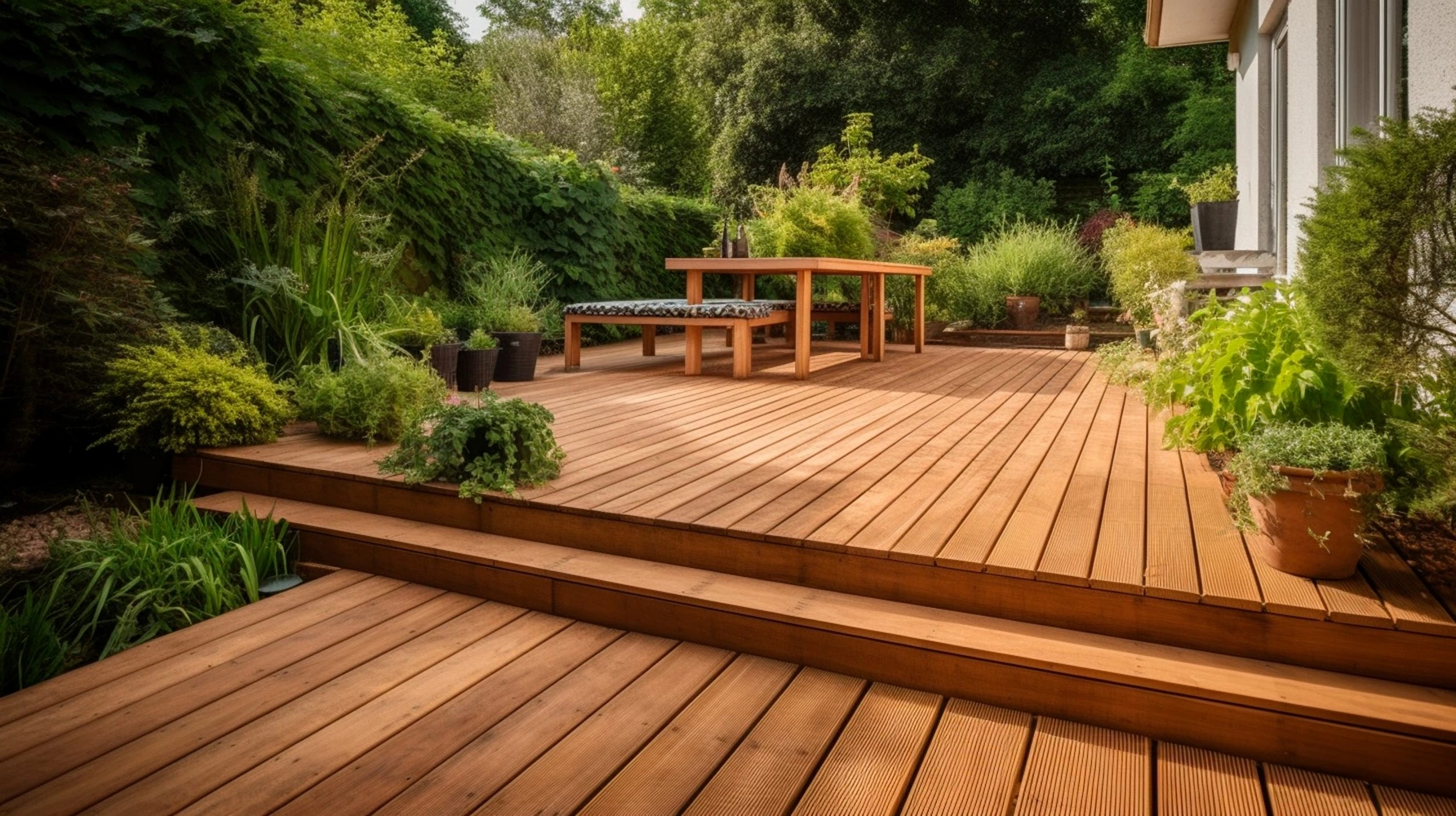 decking deck staining